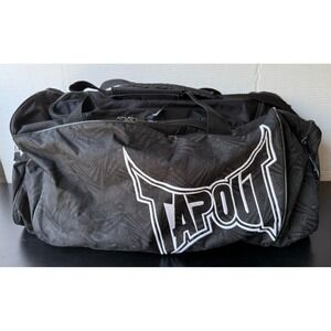 TAPOUT Black Duffle Bag Measures 20"x12"x12"